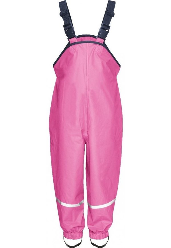 Regenlatzhose Regenhose ungefüttert (ohne Fleece) Playshoes Trägerhose Matschhose 140 pink