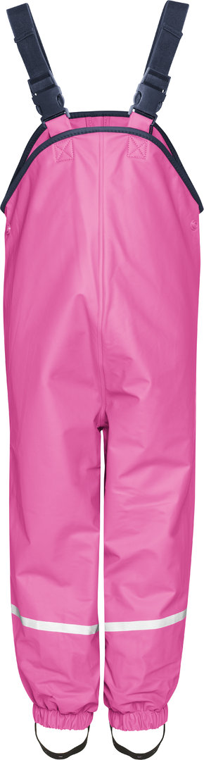 Regenlatzhose gefüttert (mit Fleece) Playshoes Matschhose Trägerhose Gr. 116 pink
